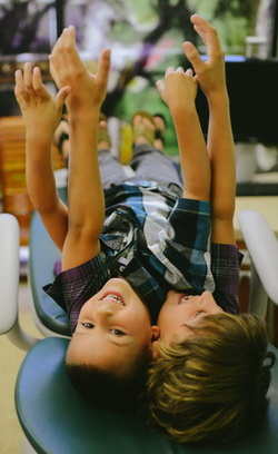 Boys playing