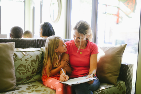 Mother and daughter at Simi Valley office