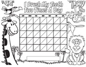 B&W Brushing Chart